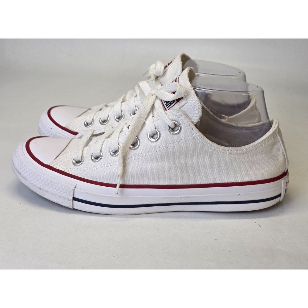 Converse All Star Women's Sneakers Size 7 White Low Top Lace Up Shoes W7652 - Picture 2 of 15